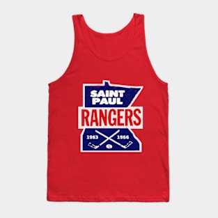 Retro St Paul Rangers Hockey Tank Top